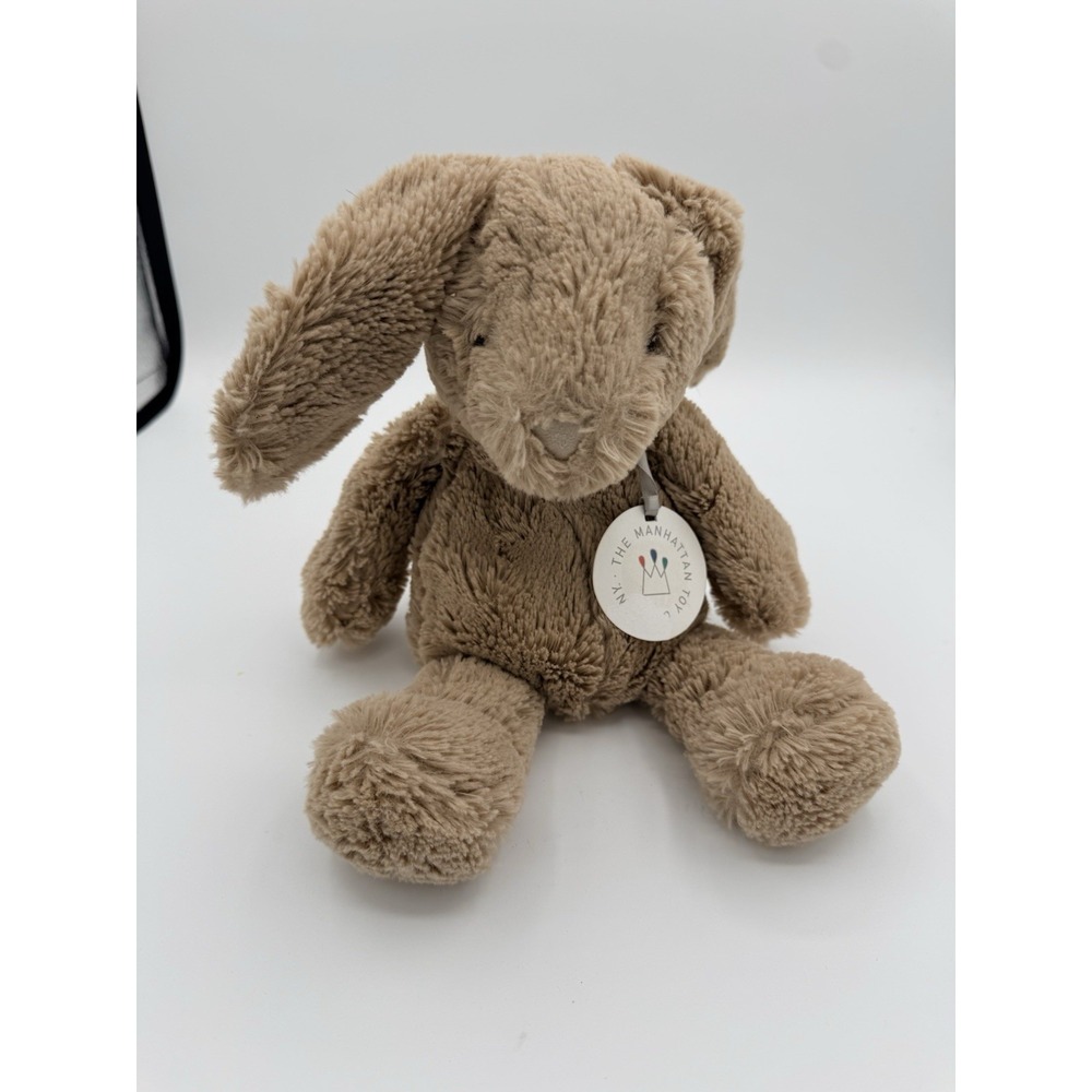Manhattan Toy Company Plush Bunny Rabbit Pink Soft Plushie Easter Floppy Ear 12"